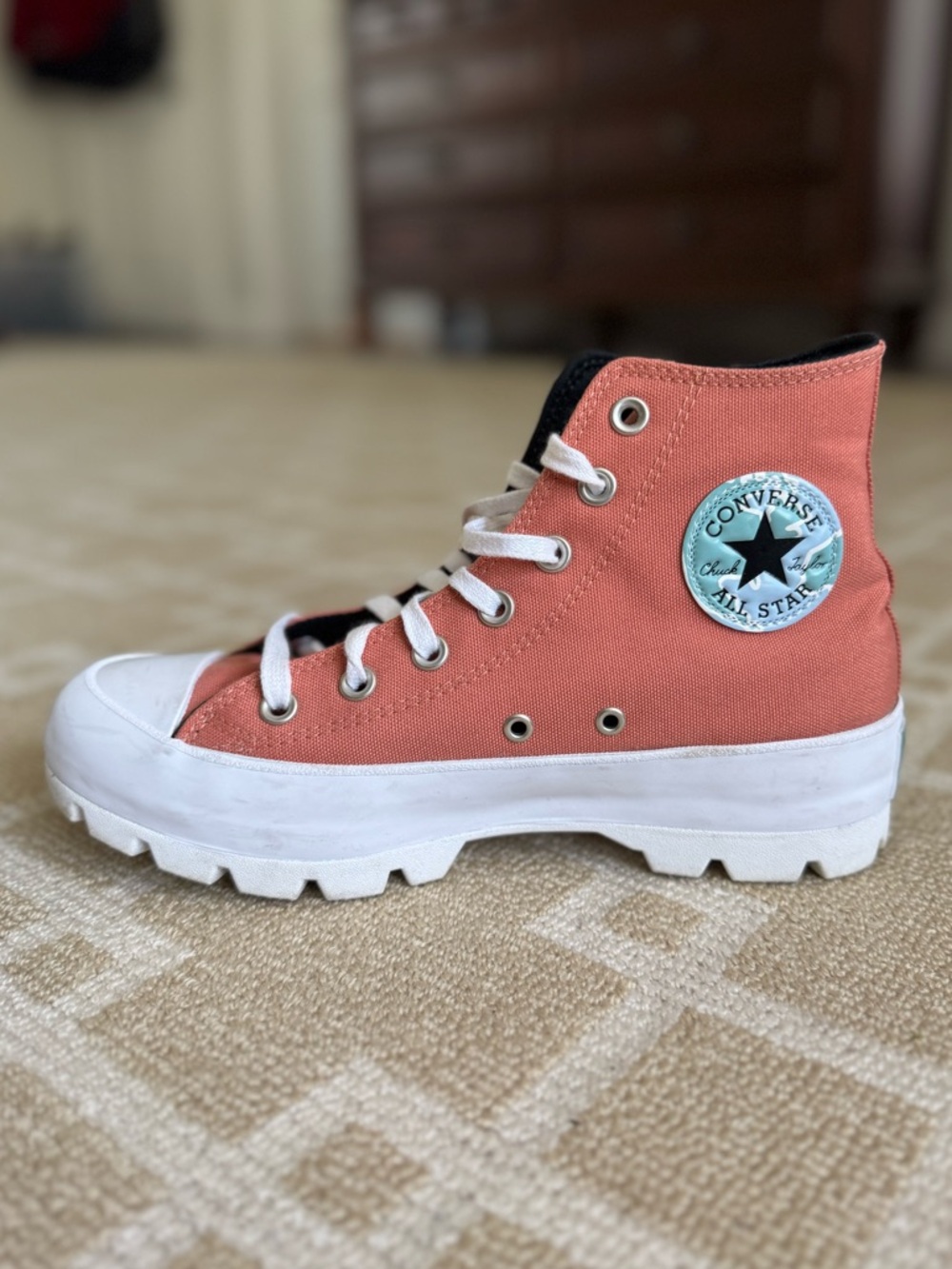 Converse Lugged Chuck Taylor Hi Love Your Mother Coral Streetwear 8 - Picture 6 of 17